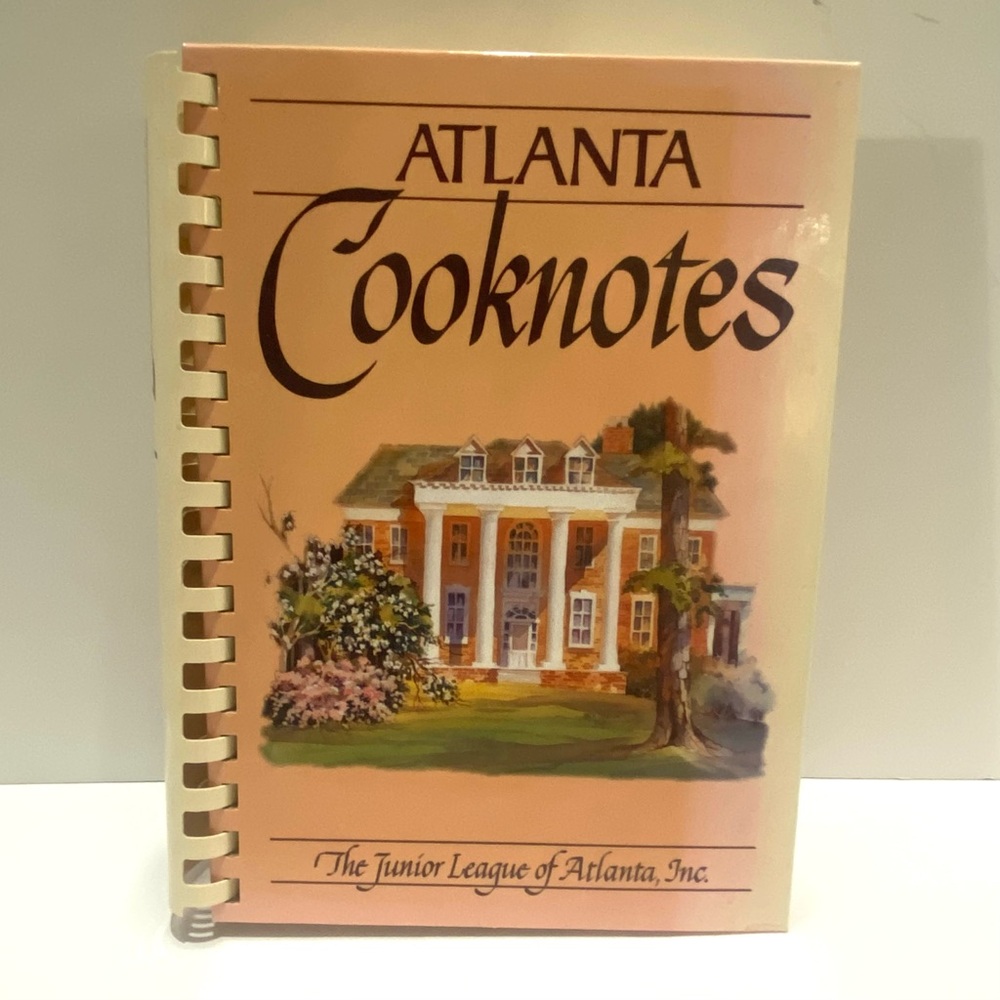 Vintage Atlanta Cooknotes Cookbook Spiral Bound 1982 Junior League of Atlanta